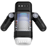 Amovibe Game Cup Thrusting & Rechargeable Male Masturbator Black Masturbators and Strokers